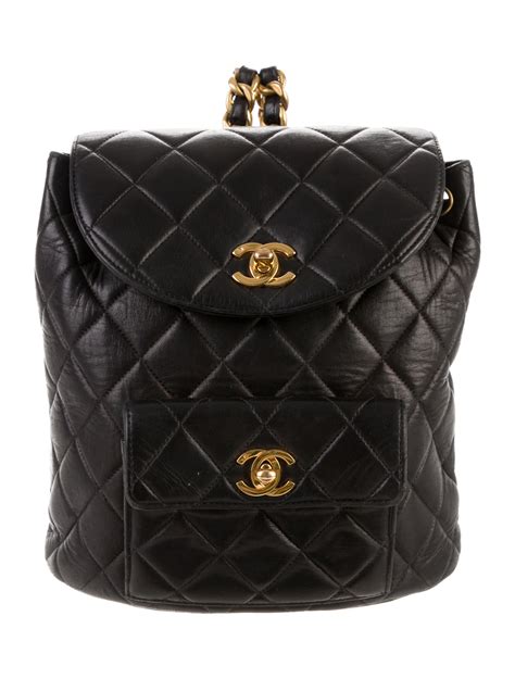 chanel vintage backpack bag